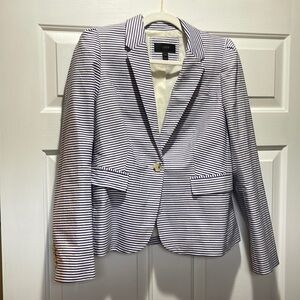 J Crew Seersucker Blazer- Size 8